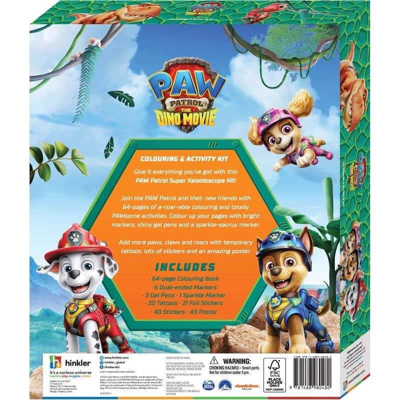 PAW Patrol The Dino Movie Super Kaleidoscope Colouring and Activity Kit 7 PAW Patrol The Dino Movie Super Kaleidoscope Colouring and Activity Kit - Image 7
