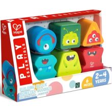 Play Essentials Twist and Turnables Wooden Monster Matching Set