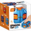 Press and Spin Fidget Ball Light Blue