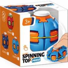 Press and Spin Fidget Ball Light Blue