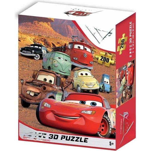 Disney Cars Prime 3D Jigsaw Puzzle 200 Pieces 1 Disney Cars Prime 3D Jigsaw Puzzle 200 Pieces