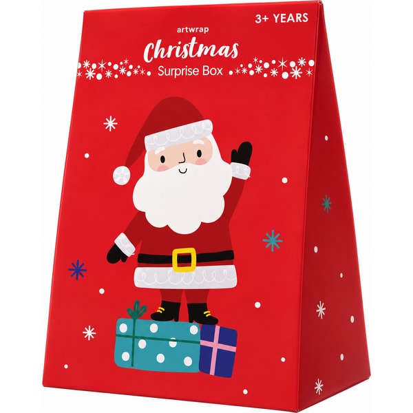 Artwrap Chrismas Surprise Box Red 1 Artwrap Chrismas Surprise Box Red