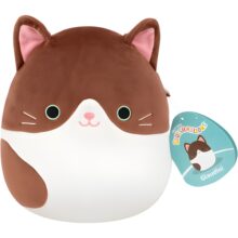 Squishmallows Soft Toy 19cm Glaudini Tuxedo Cat