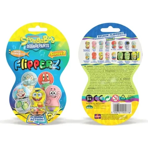 SpongeBob SquarePants Flipperz Surprise Bag Series 2 1 SpongeBob SquarePants Flipperz Surprise Bag Series 2