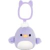 Squishmallows Clip On Plush 9cm Daquarius Purple Duck