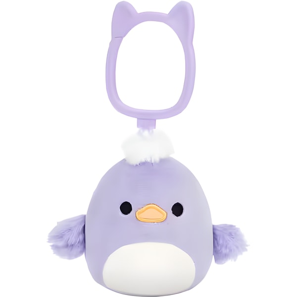 Squishmallows Clip On Plush 9cm Daquarius Purple Duck 1 Squishmallows Clip On Plush 9cm Daquarius Purple Duck