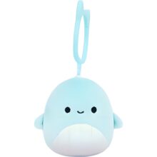 Squishmallows Clip On Plush 9cm Shah Teal Whale