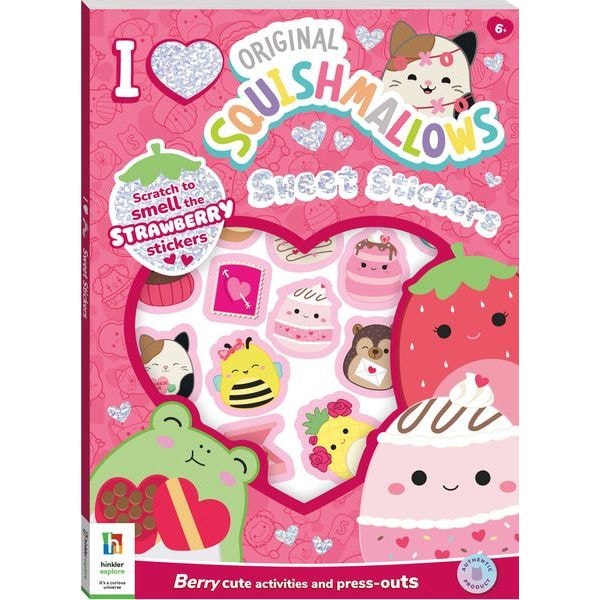 I Love Squishmallows Sweet Stickers Activity Book 1 I Love Squishmallows Sweet Stickers Activity Book