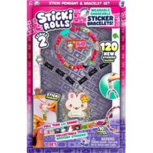 Sticki Rolls Pendant and Bracelet Set Series 2 Stardust and BunBun