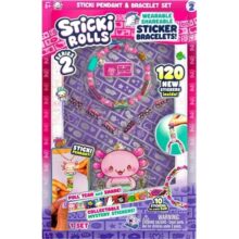 Sticki Rolls Pendant and Bracelet Set Series 2 Happy Axie
