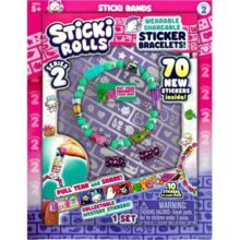 Sticki Rolls Sticki Bands Sticker Bracelet Series 2 Rex and Jojo