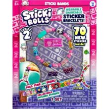 Sticki Rolls Sticki Bands Sticker Bracelet Series 2 Happy Axie