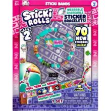 Sticki Rolls Sticki Bands Sticker Bracelet Series 2 Cora and BeeBee