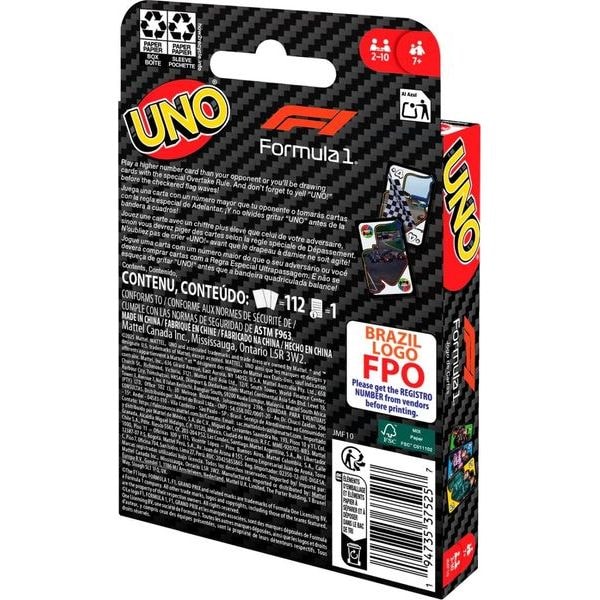 UNO Card Game Formula 1 4 UNO Card Game Formula 1 - Image 4