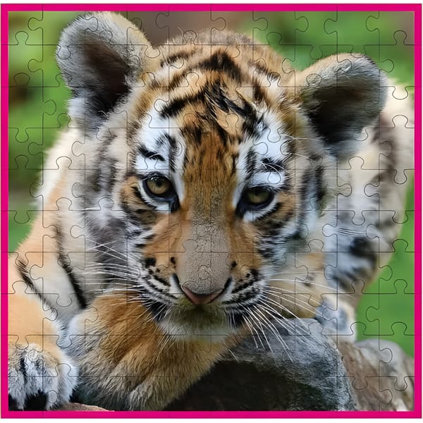 WWF Jigsaw Puzzle 100 Pieces Tiger Cub 2 WWF Jigsaw Puzzle 100 Pieces Tiger Cub - Image 2