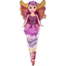 ZURU Sparkle Girlz Fairy Cone Doll Purple Hair