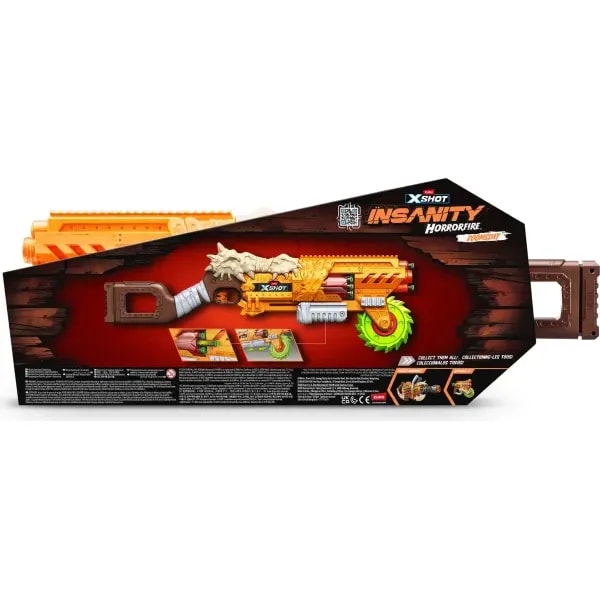 ZURU XSHOT HorrorFire Doomsday Blaster with 16 Darts 4 ZURU XSHOT HorrorFire Doomsday Blaster with 16 Darts - Image 4