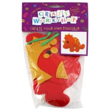 Craft Workshop Make Your Own Felt Dinosaur Kit Triceratops
