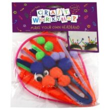 Craft Workshop Make Your Own Headband Kit Bright Colours