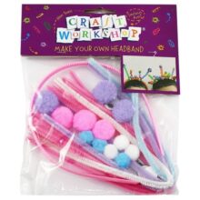 Craft Workshop Make Your Own Headband Kit Pastel Colours