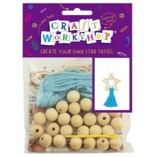 Craft Workshop Make Your Own Star Tassel Kit Blue